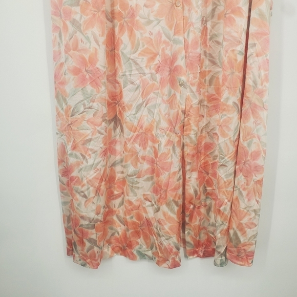 Vanity Fair Nightgown Women Extra Large Vintage Sheer - Picture 2 of 6